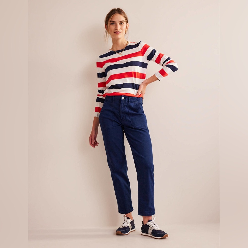 Boden Kensington Casual Trousers
Navy, Size 12, NWOT